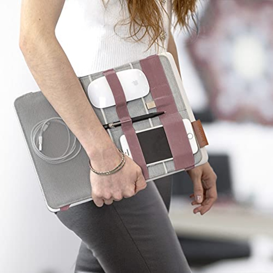 Tech Accessories For Laptop - FOLD Portable TECH Organizer attachable to