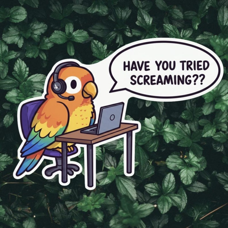 Tech Accessories For Laptop - 5pcs HAILUREY Funny Screaming Parrot Tech