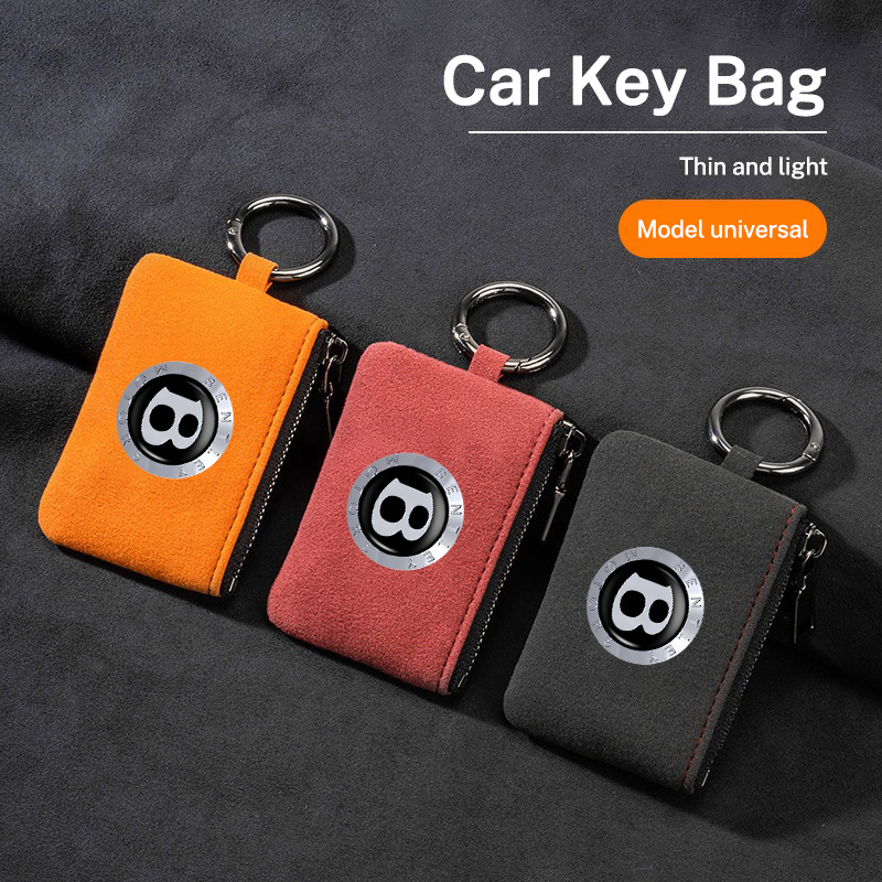 Tech Accessories Bag - Suede Car Logo Key Bag Portable