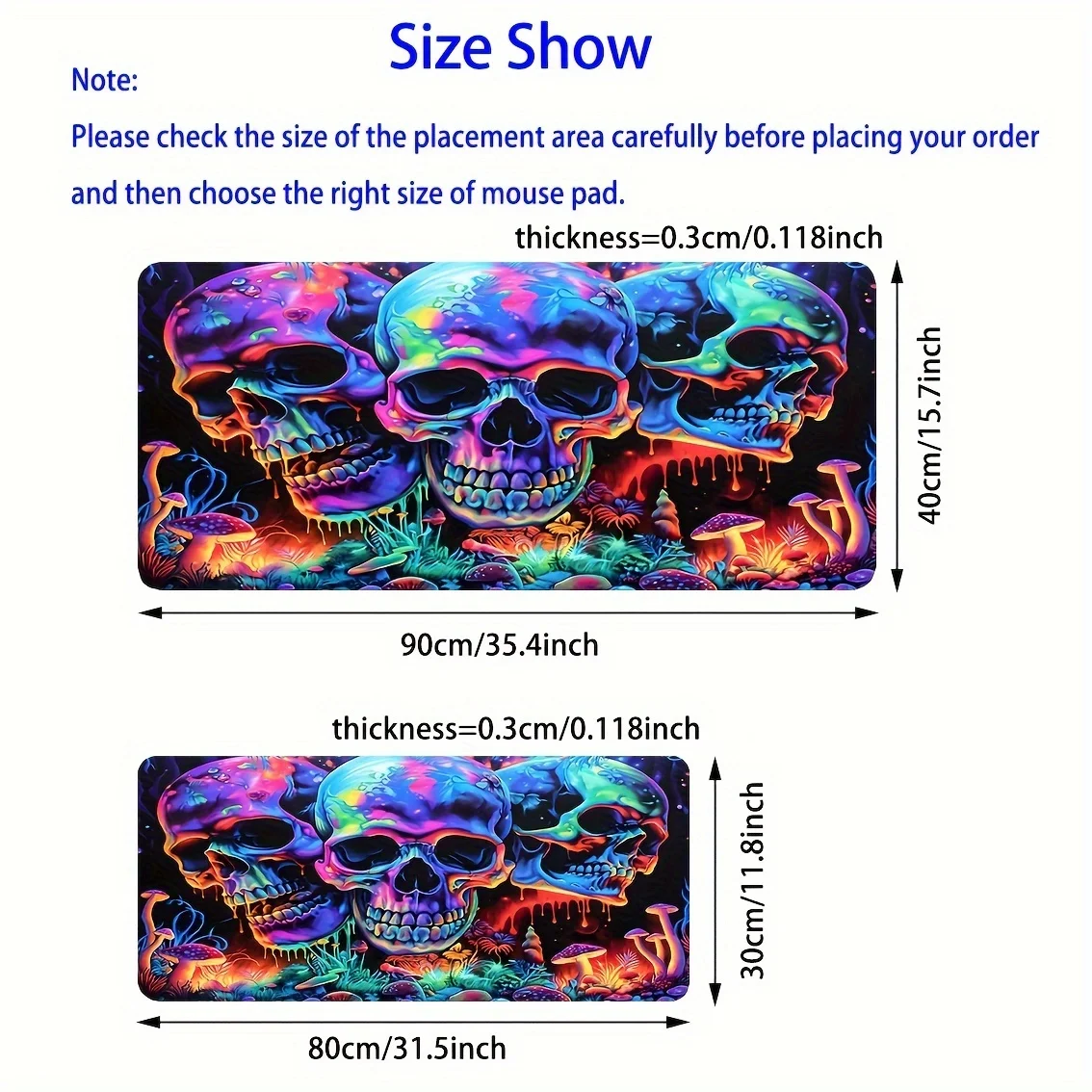Graffiti Art Skull Mouse Pad 9 - Tech Table Accessories recensione e prezzo