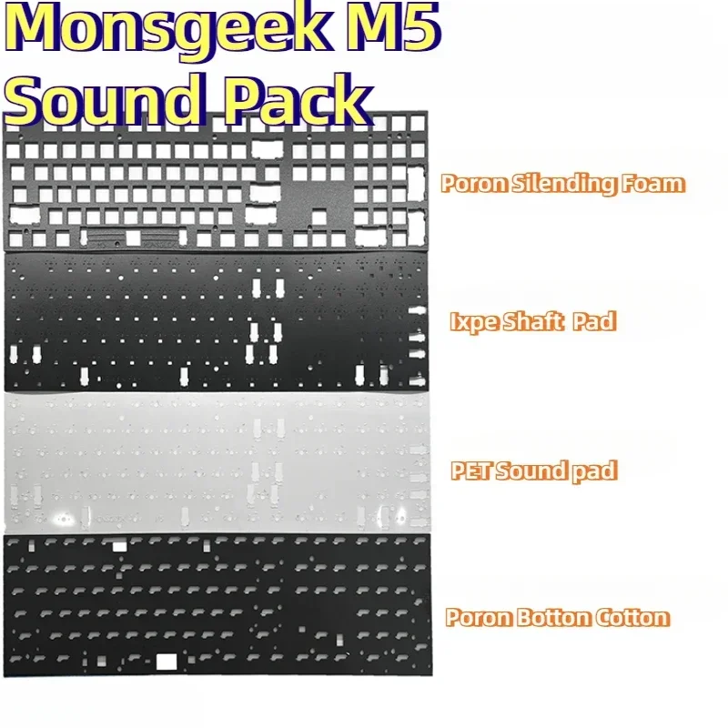 Monsgeek M5 Sound Pack/ Plate  - Tech Gaming Accessories recensione e prezzo