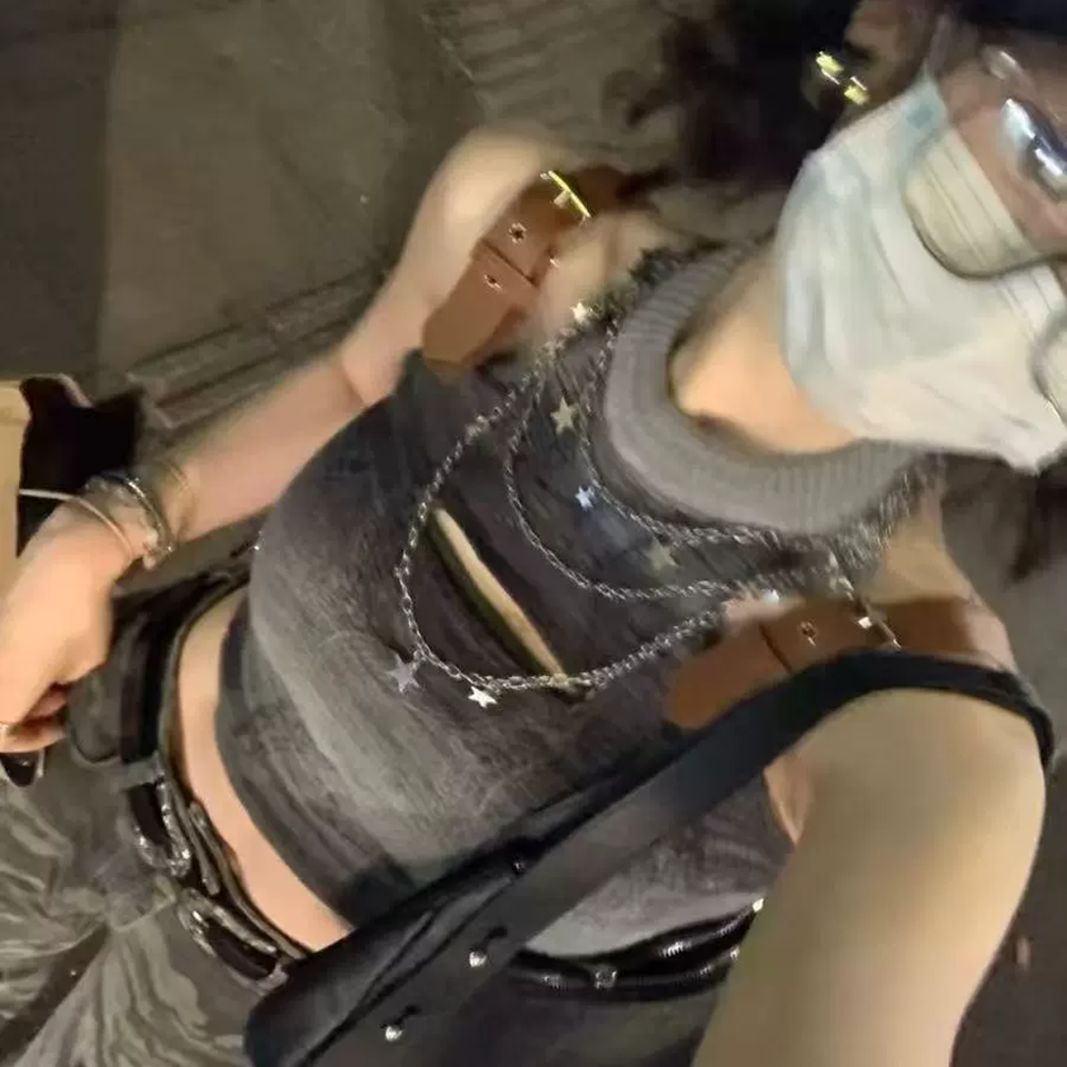 Sexy Y2K Layered Star Dangle P - Tech Wear Accessories recensione e prezzo