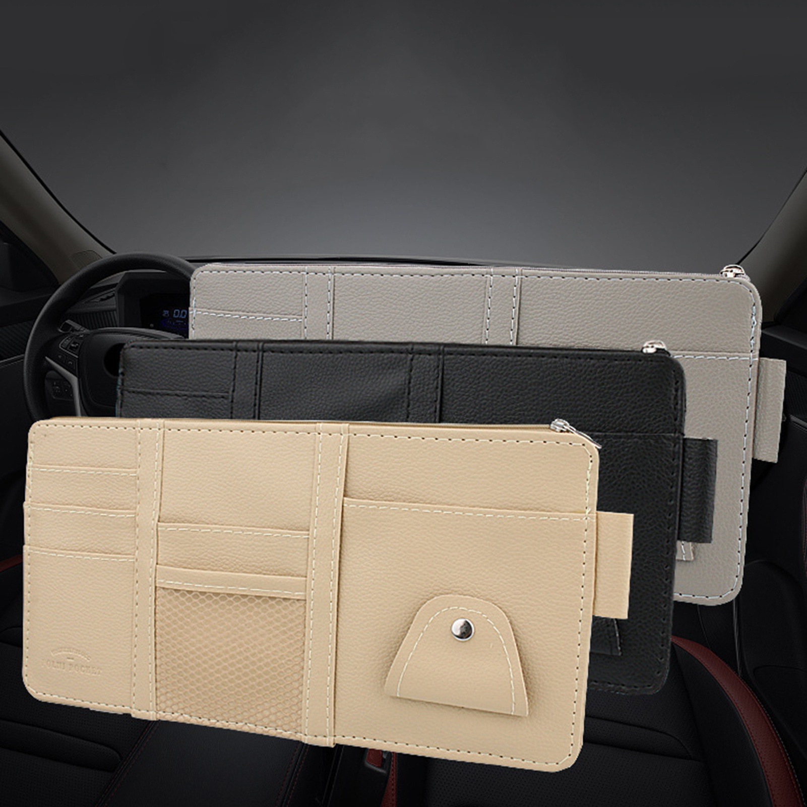 Car Sun Visor Organizer, Auto  - Tech Accessories Bag recensione e prezzo