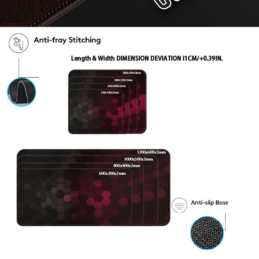 Red Honeycomb Tech Mouse Pad o - Tech Accessories For Laptop recensione e prezzo