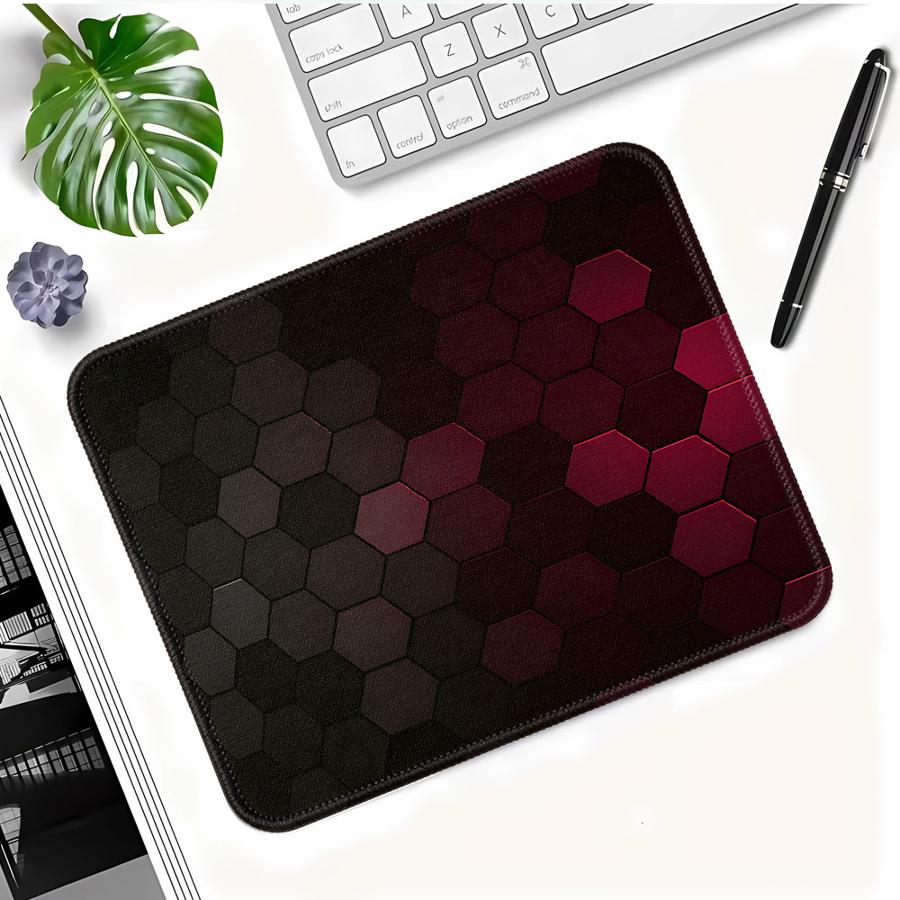 Red Honeycomb Tech Mouse Pad o - Tech Accessories For Laptop recensione e prezzo