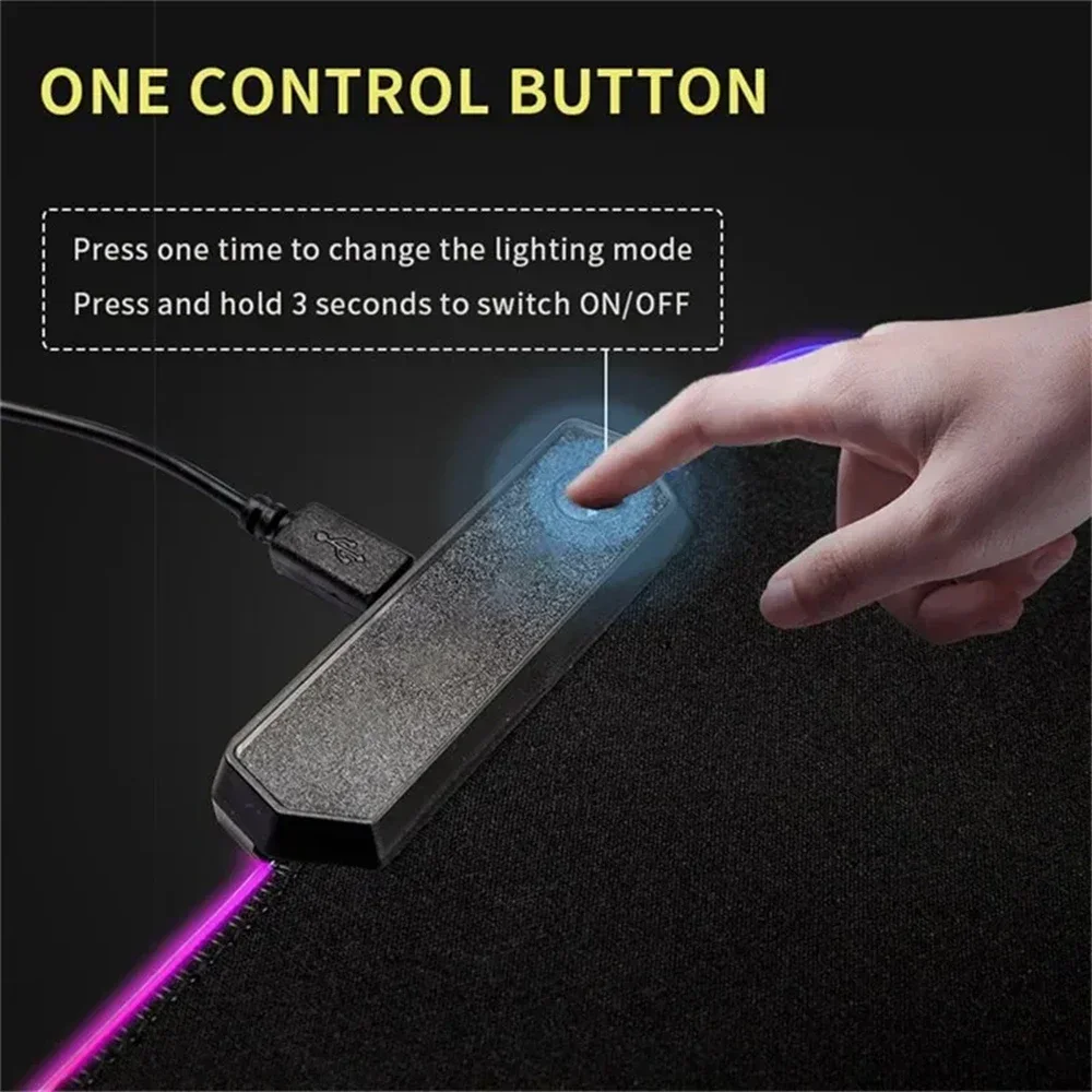 New Gamer Rgb Desk Mat Back Li - Tech Table Accessories recensione e prezzo