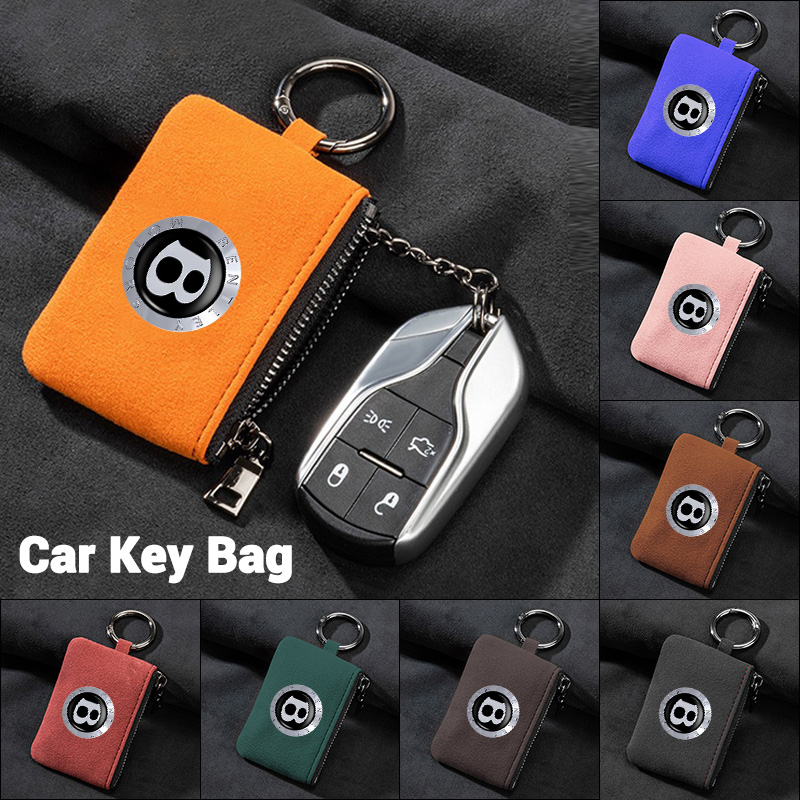 Suede Car Logo Key Bag Portabl - Tech Accessories Bag recensione e prezzo