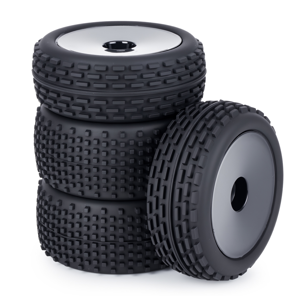4Pcs Front Rear Wheel Tire wit - Xray Tech Accessories recensione e prezzo