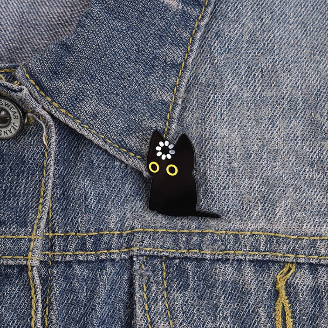 Cute Black Cat Loading Enamel  - Tech Accessories Backpack recensione e prezzo