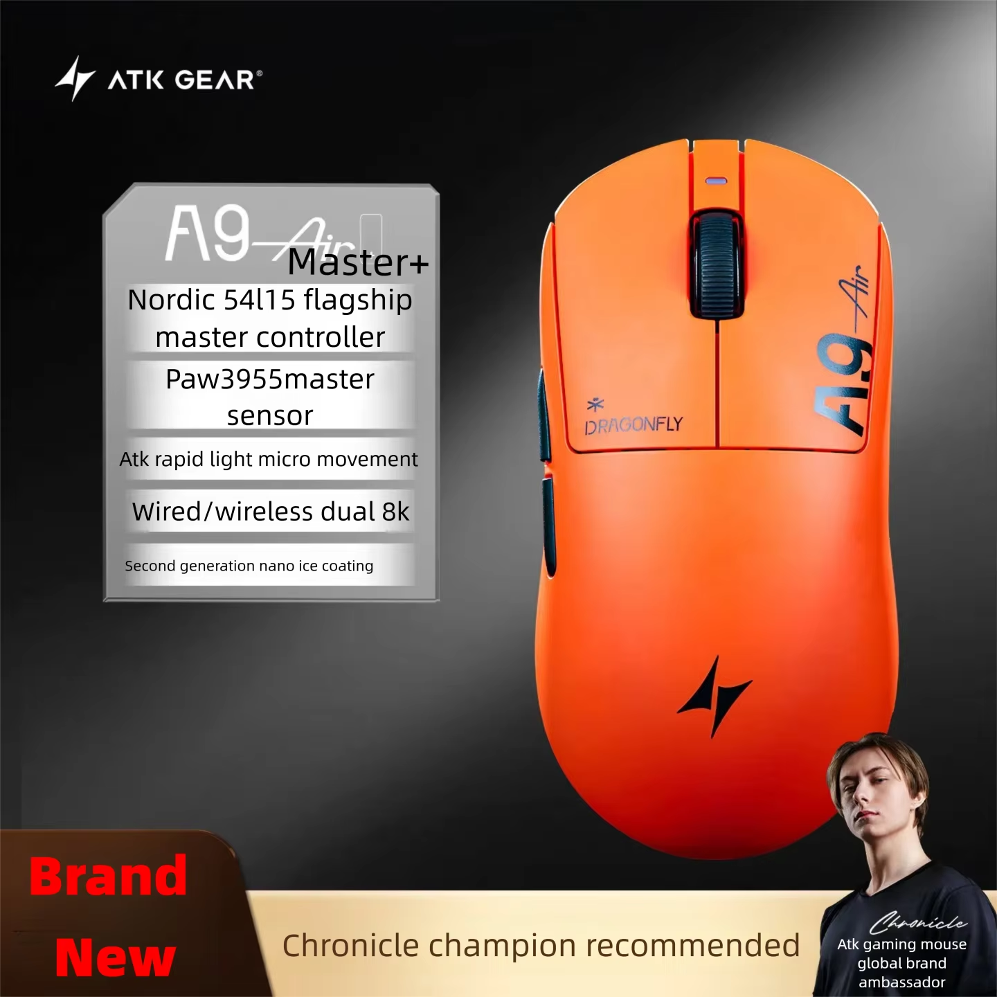 ATK A9 Air Ultimate Plus Gamin - Tech Gaming Accessories recensione e prezzo