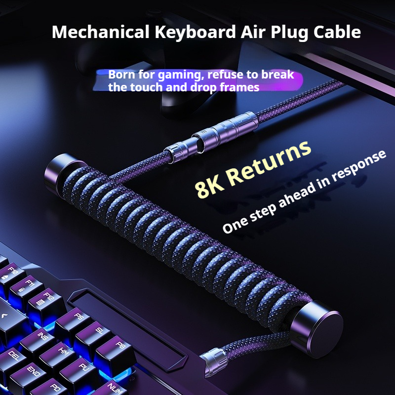 Eary 1.2m Coiled Keyboard Cabl - Tech Gaming Accessories recensione e prezzo
