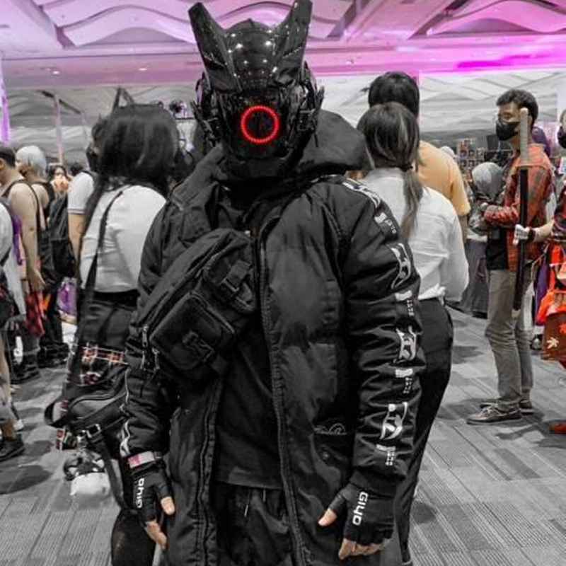 Cyberpunk LED Mask Cosplay Mas - Tech Wear Accessories recensione e prezzo