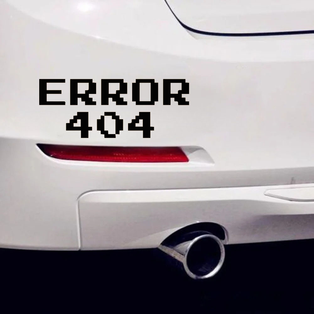 Error 404 Pixel Font Car Stick - Tech Accessories For Laptop recensione e prezzo