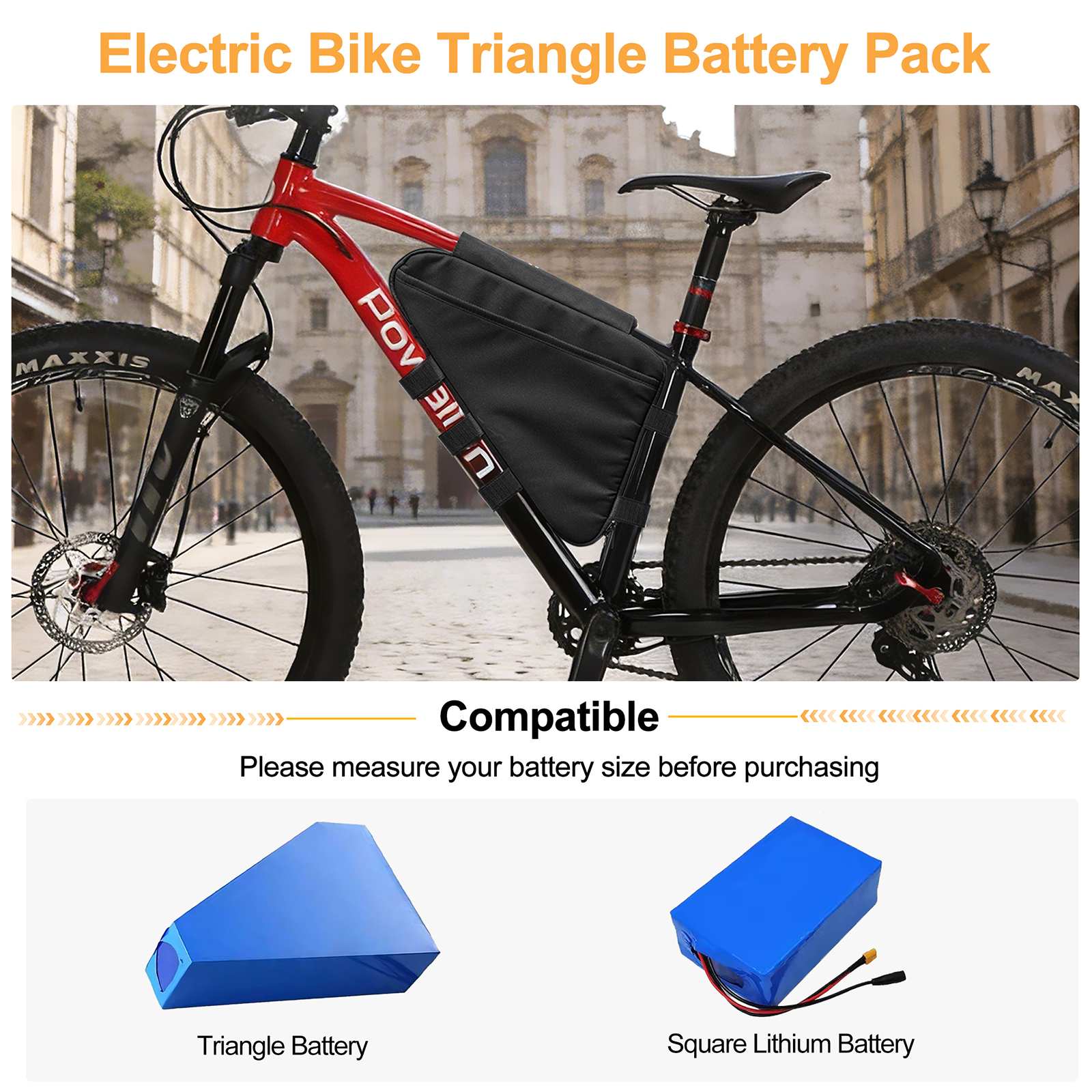 E-Bike Triangle Battery Bag Wa - Tech Accessories Bag recensione e prezzo