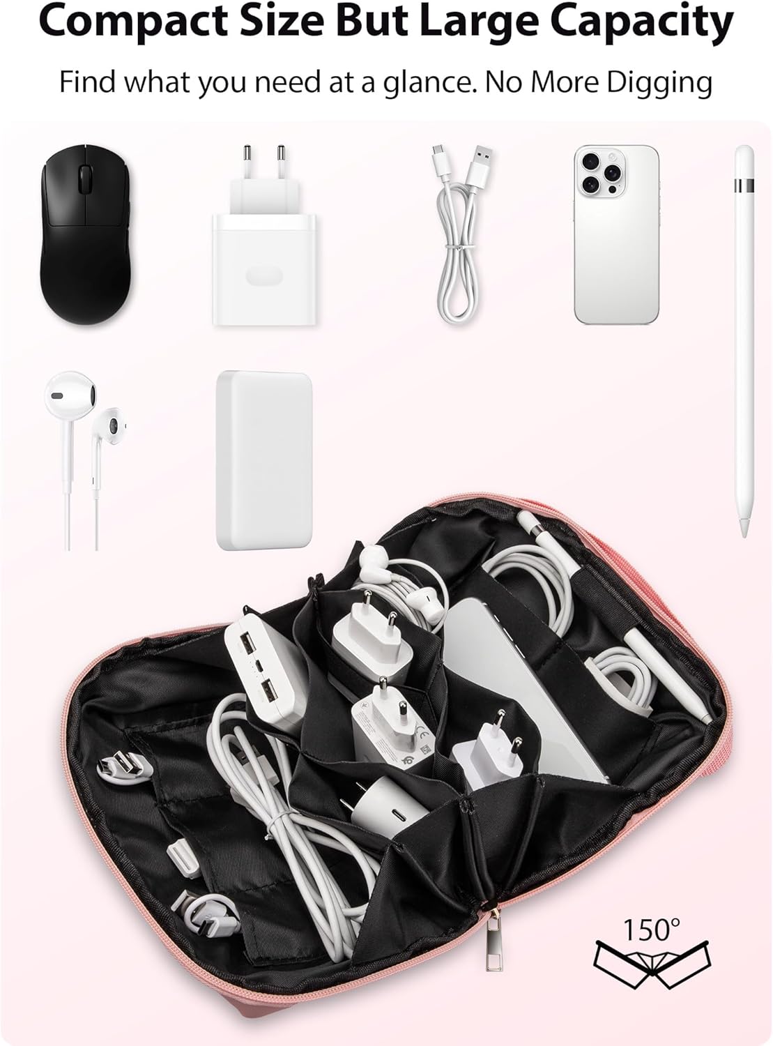 Large Capacity Backpack Organi - Tech Accessories Backpack recensione e prezzo