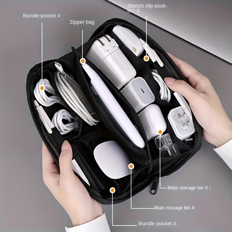 Slim Zippered Tech & Camera Ac - Tech Accessories For Laptop recensione e prezzo