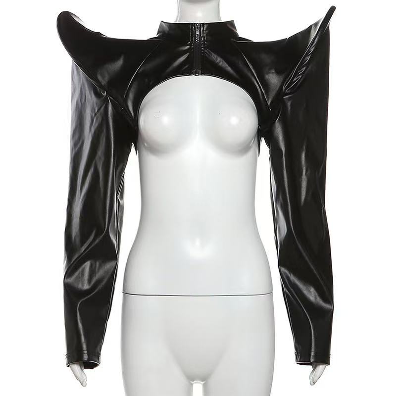 2024 Women Y2k Pu Leather Jack - Tech Wear Accessories recensione e prezzo