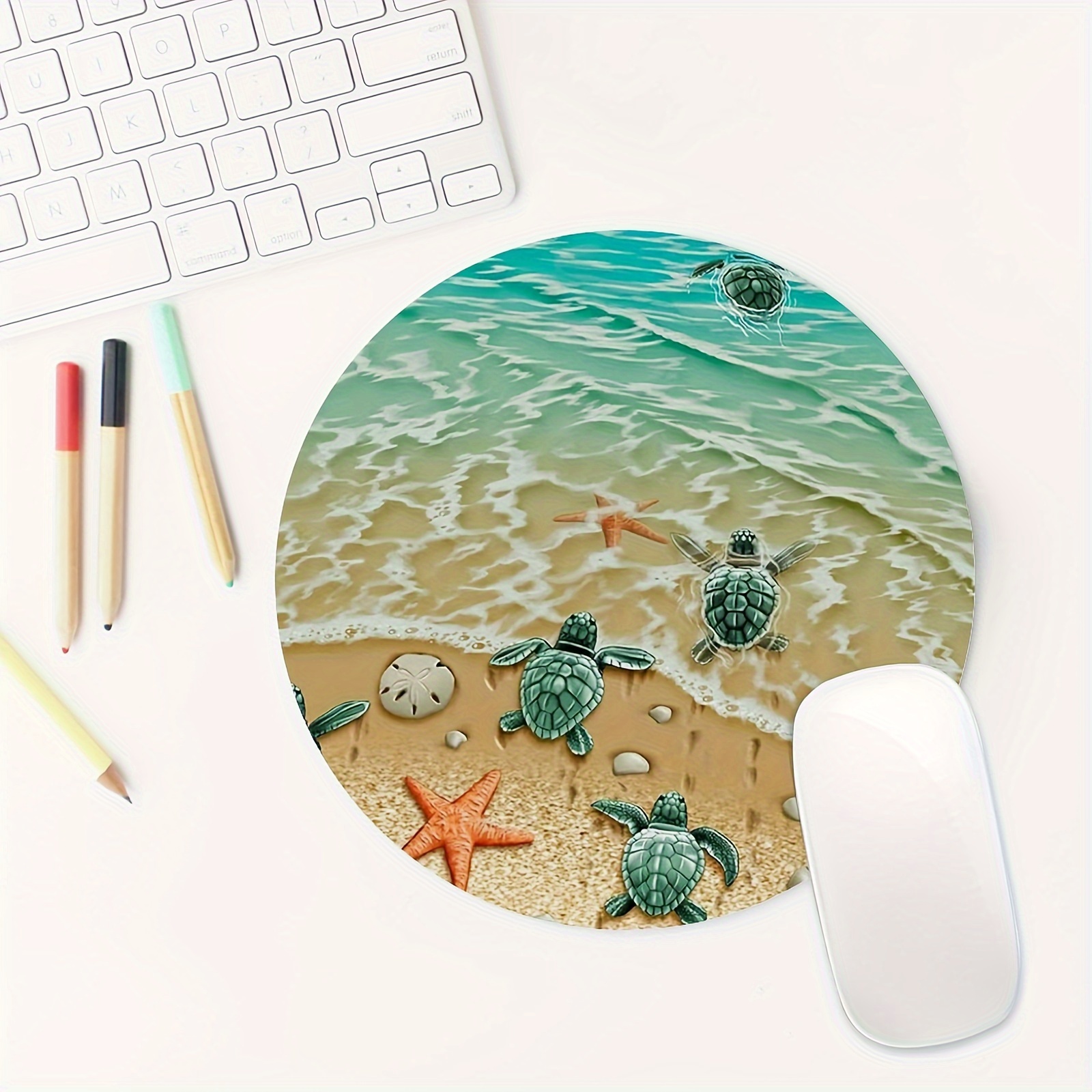 Adorable Turtle Starfish Round - Tech Table Accessories recensione e prezzo